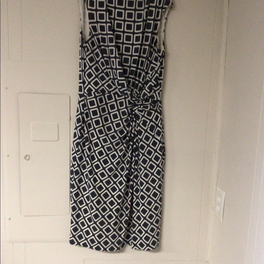 Gray and white patterned Ralph Lauren dress